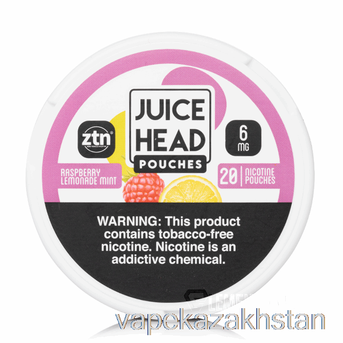 Vape Disposable Juice Head Nicotine Pouches - Raspberry Lemonade Mint 12mg